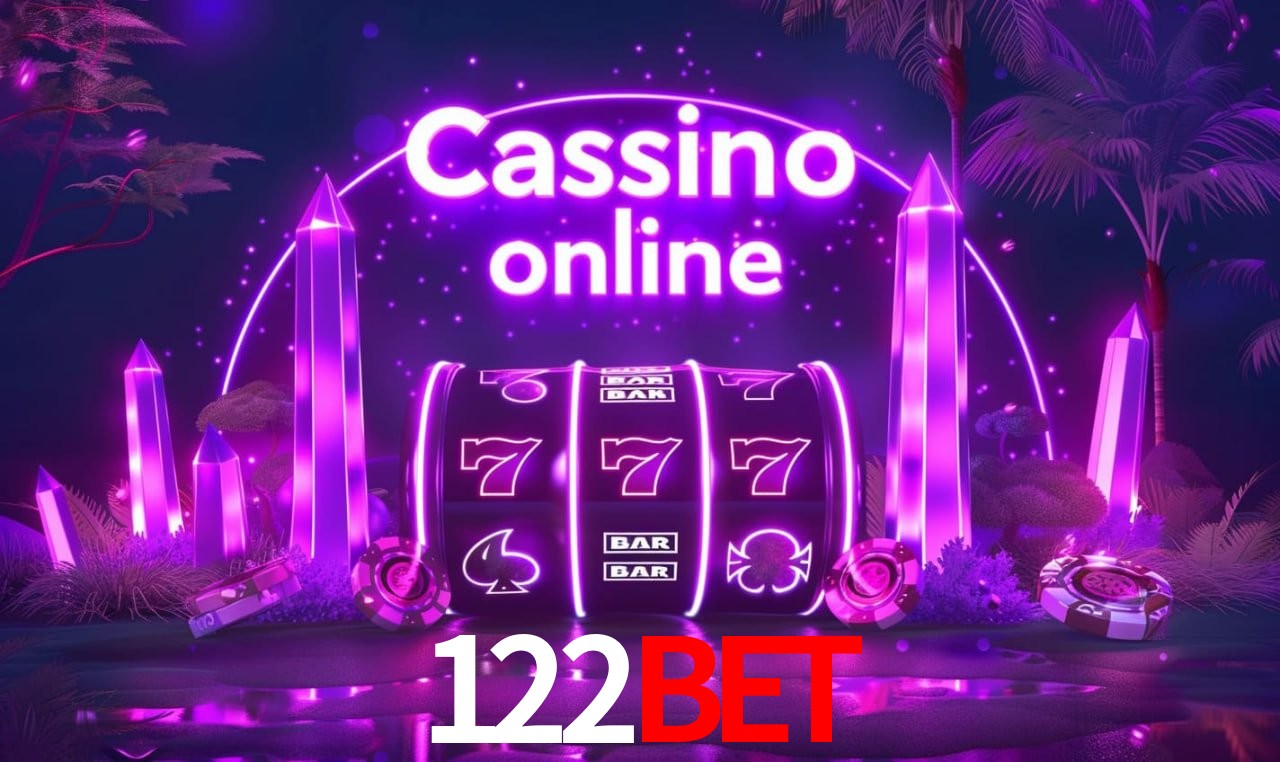 Imagem promocional da 122bet mostrando a plataforma e suas vantagens